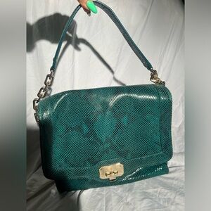 Pre loved Cole Haan snakeskin handbag